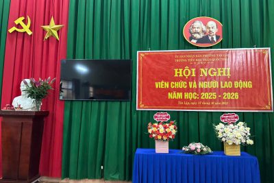 TRƯỜNG TH TRẦN QUỐC TOẢN TỔ CHỨC THÀNH CÔNG HỘI NGHỊ VIÊN CHỨC VÀ NGƯỜI LAO ĐỘNG NĂM HỌC 2025-2026 🤝🎓