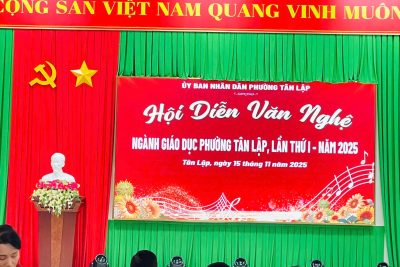 Chúc Mừng Thành Công Rực Rỡ tại Hội Diễn Văn Nghệ Ngành Giáo Dục Phường Tân Lập Lần Thứ I, Năm 2025!