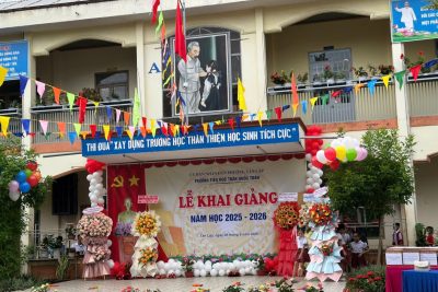 Lễ Khai giảng Trường Tiểu học Trần Quốc Toản  năm học mới 2025 – 2026
