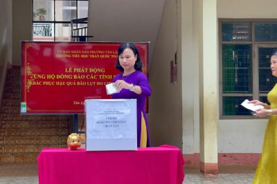 🕊️🕊️🕊️Trường tiểu học Trần Quốc Toản gửi yêu thương ra miền Bắc – Những tấm lòng nhỏ góp sức sau bão Matmo 💖💖💖