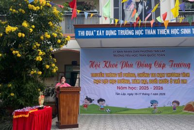 Trường Tiểu học Trần Quốc Toản tổ chức thành công Hội khỏe Phù Đổng cấp trường năm học 2025 – 2026.🏆🎉